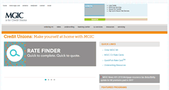 Desktop Screenshot of cu.mgic.com