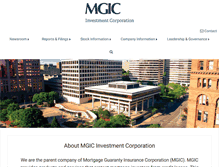 Tablet Screenshot of mtg.mgic.com